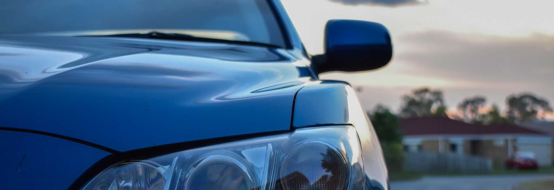 Close view of a car ready for a Queensland sale and roadworthy check